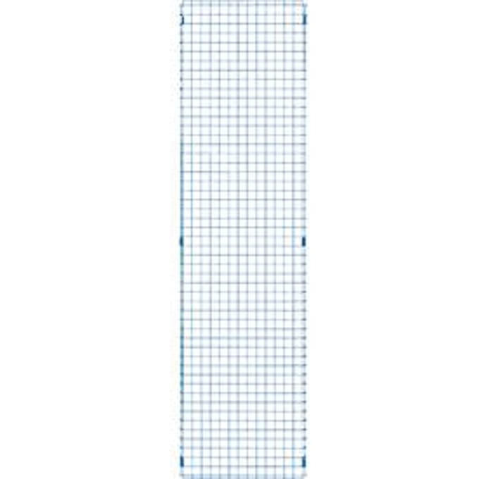 Gaaselement, van staal, B 550 x H 2086 mm, blauw