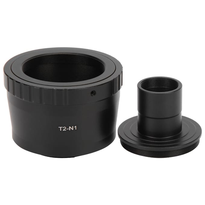 23.2mm Microscoop T Mount Verlengbuis T2 Mount Adapterring voor Nikon N1 Mount Camera black
