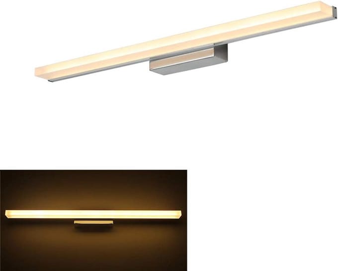 Spiegellamp badkamer - Wandlamp - Spiegelverlichting - Zilver