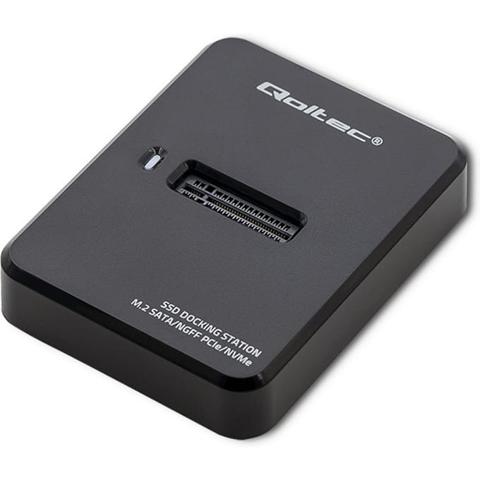 Qoltec SSD-dockingstation M.2 SATA/PCIe |   NGFF/NVMe |   USB 3.1