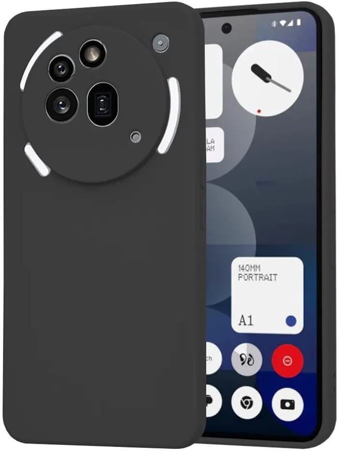 Hoesje geschikt voor Nothing Phone (3a) Pro - Techsuit Soft Flex Silicone Back Cover - Black