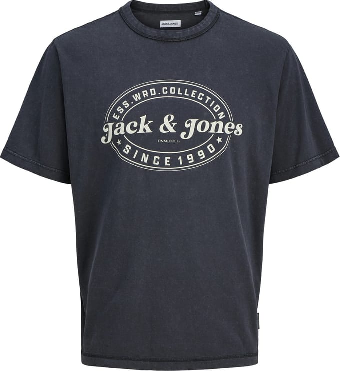 JACK&JONES - JJEDOVER PRINT TEE SS CREW NECK SN - Heren - T-shirts