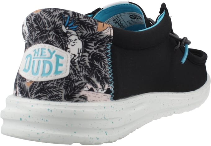 HEYDUDE - Wally H2O Heren Instappers Tropical Black - Maat 41