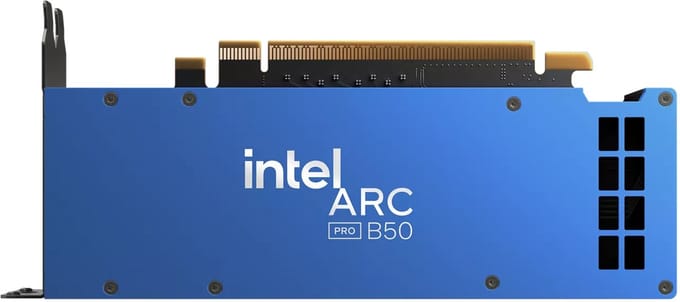 Intel Arc Pro B50 Reference Design - 16GB GDDR6 RAM - Grafische kaarten