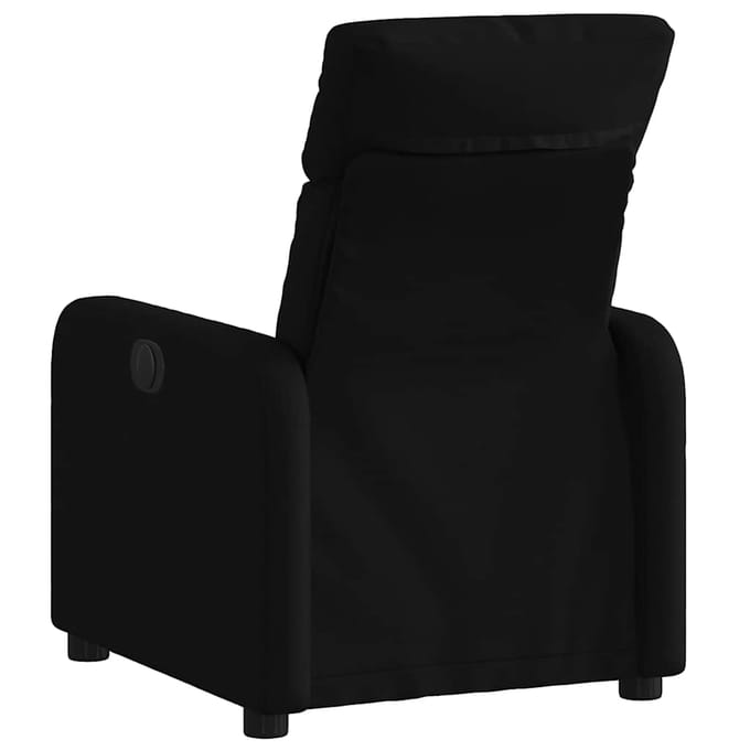 vidaXL - Fauteuil - verstelbaar - stof - zwart