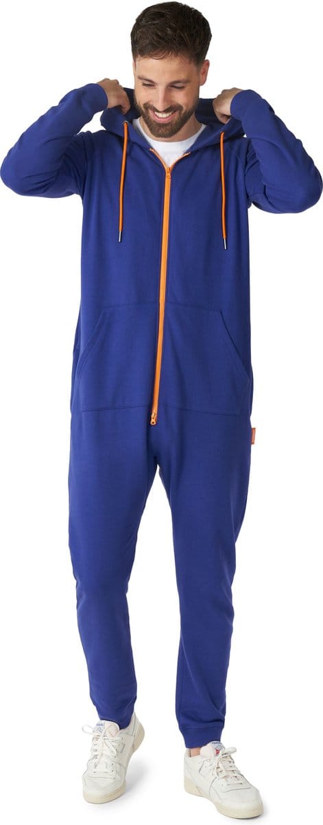 OppoSuits Navy Royale - Unisex Onesie - Relax Outfit - Donkerblauw - Maat M