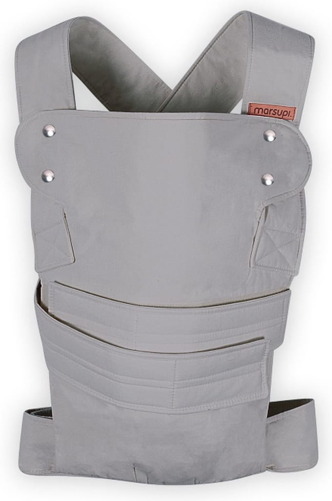 Marsupi Breeze Grijs - maat S/M - taille 65-100 cm - draagzak baby