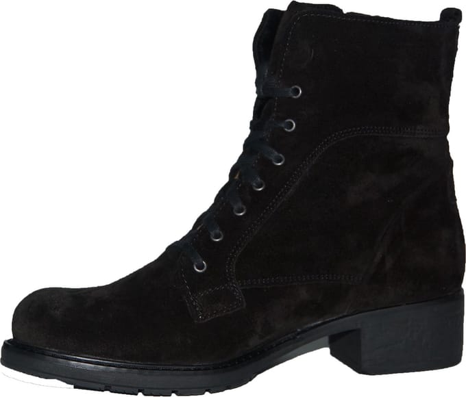 Durea 9649 wijdte E Zwart Suede Maat 4,5 (37,5)