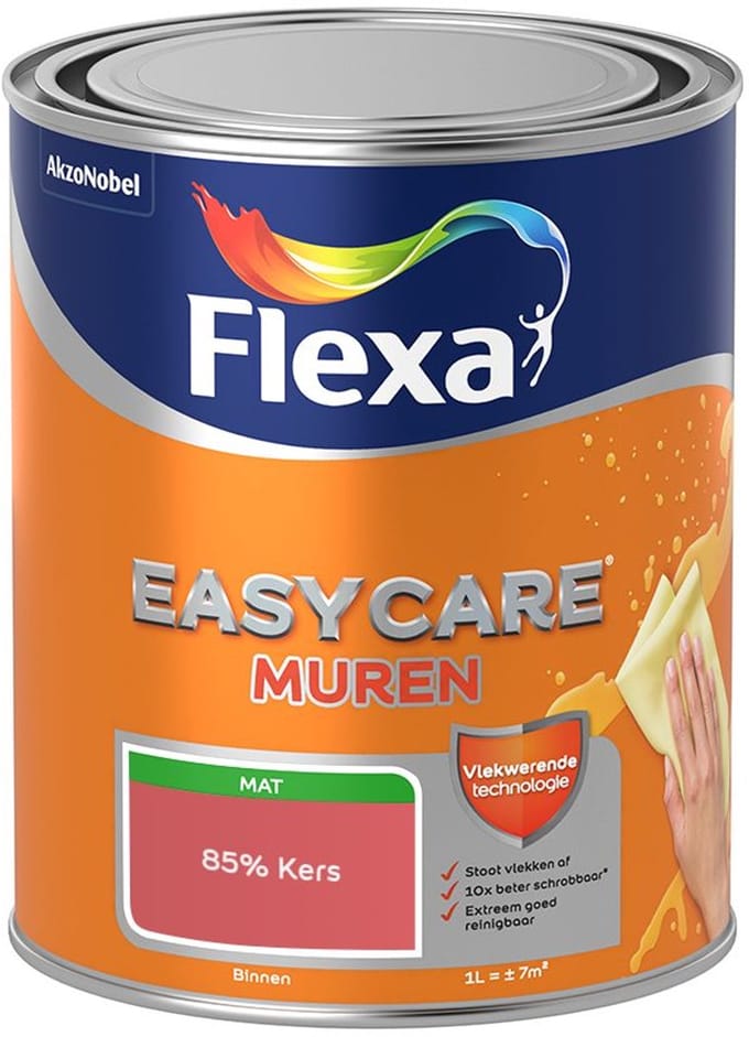 Flexa - Easycare Muren - 85% Kers - Mengverf - 1 L
