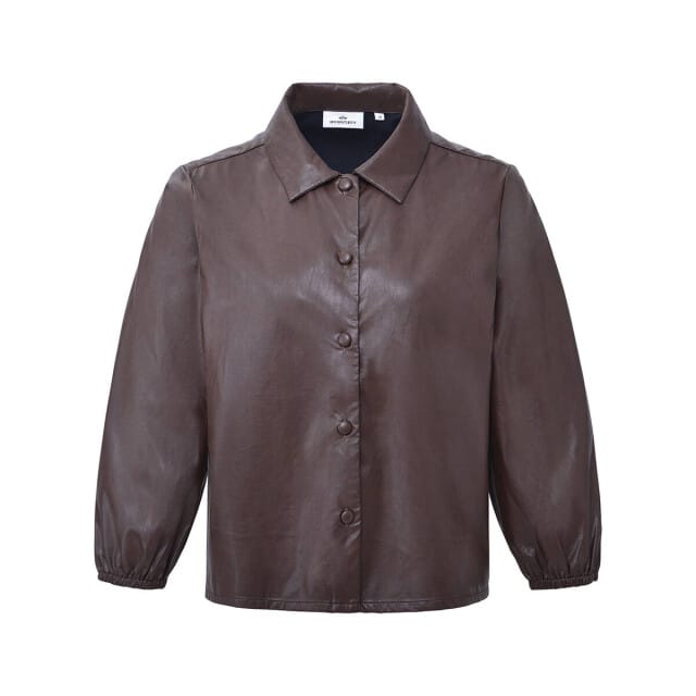 HV Polo Blouse lange mouw 04041057 merel