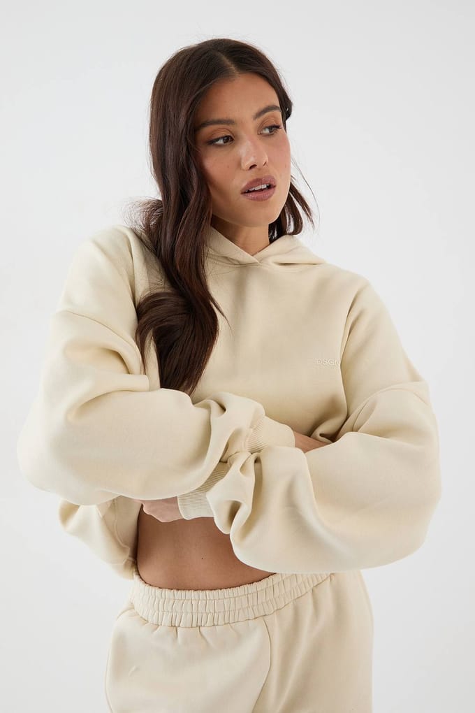Dames DSGN Studio Oversized Hoodie | Cream | Maat: XL