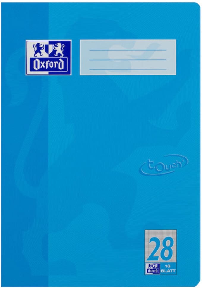 Oxford 400104446 schrijfblok & schrift Blauw A4