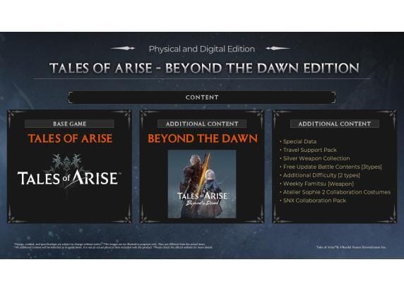 Nintendo Switch 2 Switch 2 Tales of Arise - Beyond The Dawn Edition Games