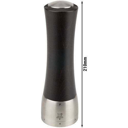 (6 stuks) PEUGEOT MADRAS - Pepermolen - u'Select - Hout - Chocolade - Hoogte: 210mm