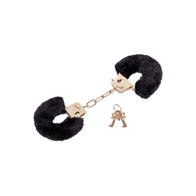 Fetish Fantasy FF Gold Deluxe Furry Cuffs