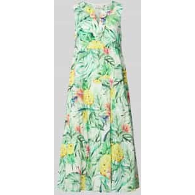 midi-jurk met all-over bloemenmotief