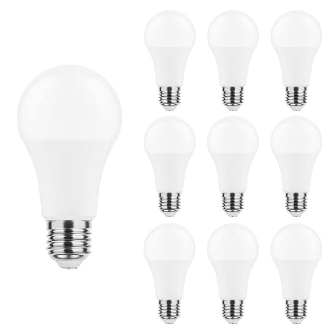 Modee E27 LED Lamp 15W - 1521lm - 2700K - Extra Warm Wit - LED Lamp A65 - Vervangt 100W Gloeilamp - 10 stuks
