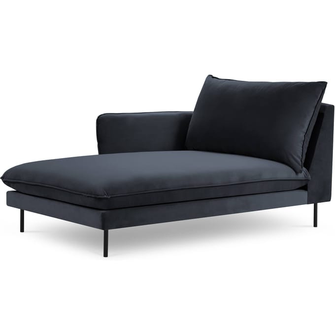Chaise longue Vienna links velvet | Cosmopolitan Design