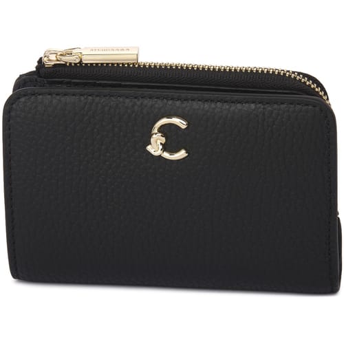 COCCINELLE Leren portemonnee C-Me Wallet Noir zwart