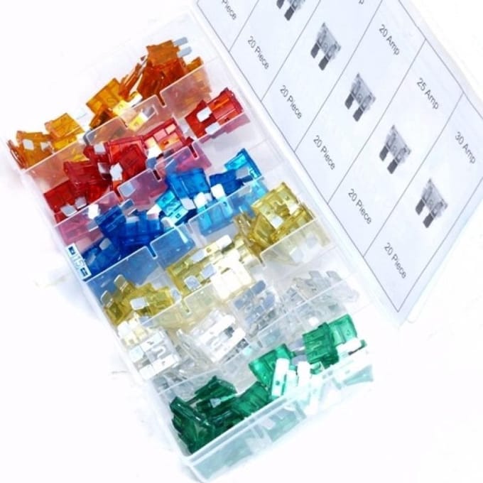 Steekzekeringen assortiment 120 delig