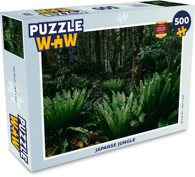 Puzzel Japanse jungle - Legpuzzel - Puzzel 500 stukjes
