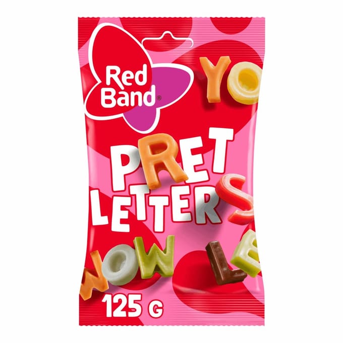 Red Band Pretletters – 12 x 125 g