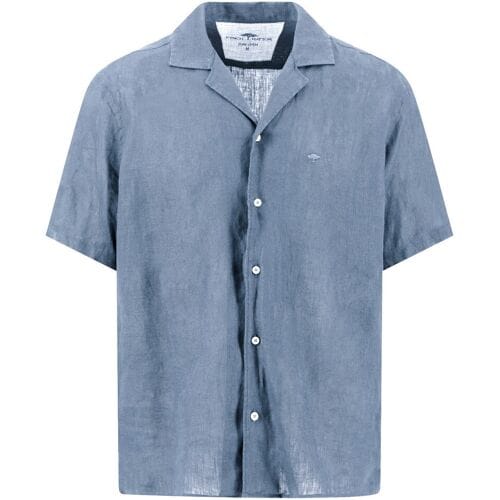 Fynch-Hatton Overhemd Uni Color Premium Linnen New Breeze / male