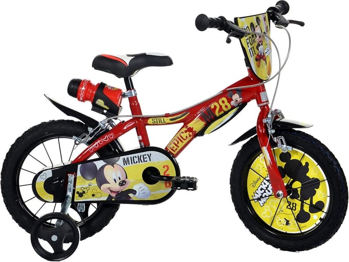 Kinderfiets - Jongensfiets - Eerste fietsritjes - TÜV-getest - 14 inch - Rood