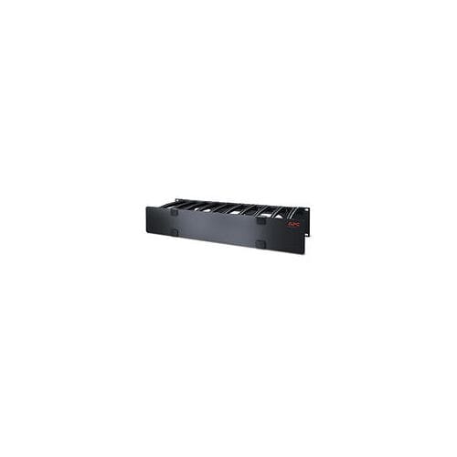 APC Horizontal Cable Manager Single-Sided with Cover - rack cable management panel with cover - 2U