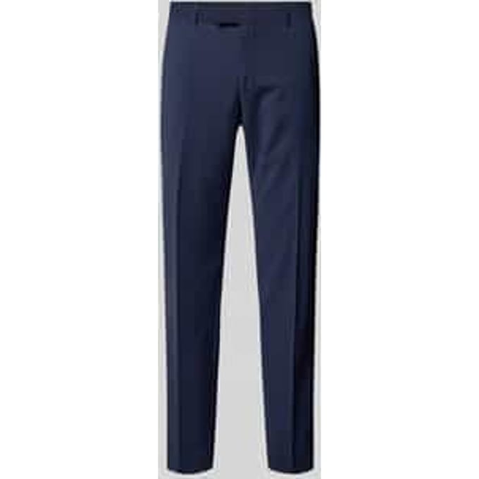 Regular fit pantalon met wol, model 'MADDEN 2.0'