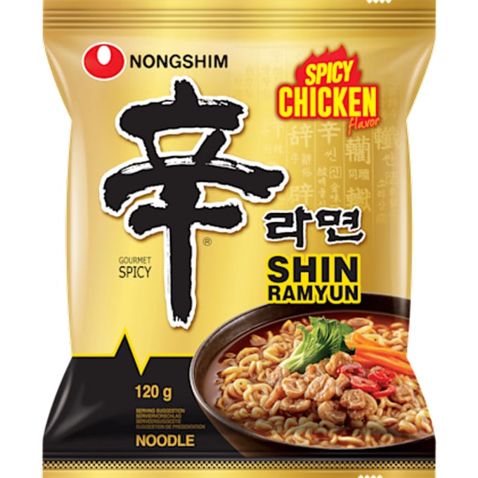 instant noedels shin ramyun kip