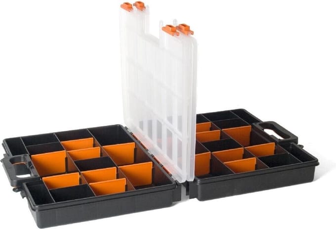 Gerimport Gereedschapskoffer Organizer 38 X 33 X 12 Zwart