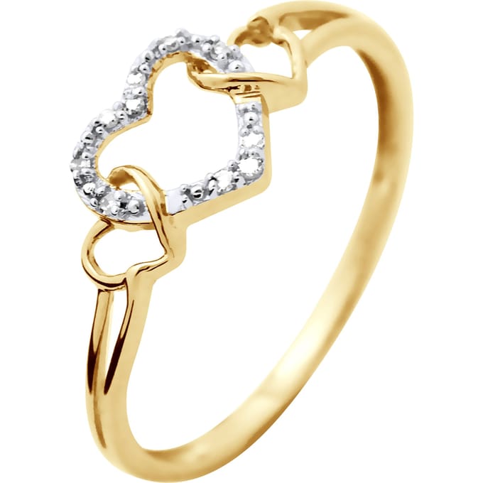 Ring HART Diamonds 0.030 Cts luxe sieraden Yellow Gold