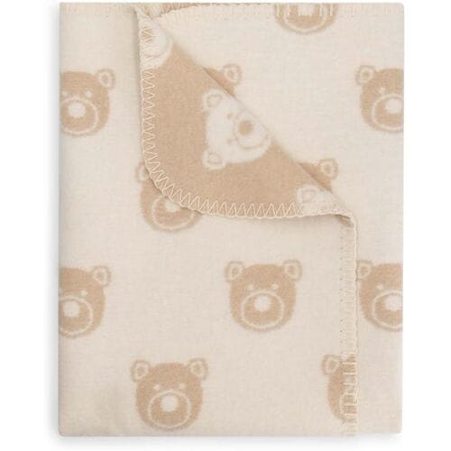 Prénatal ledikantdeken beer Ivory White unisex