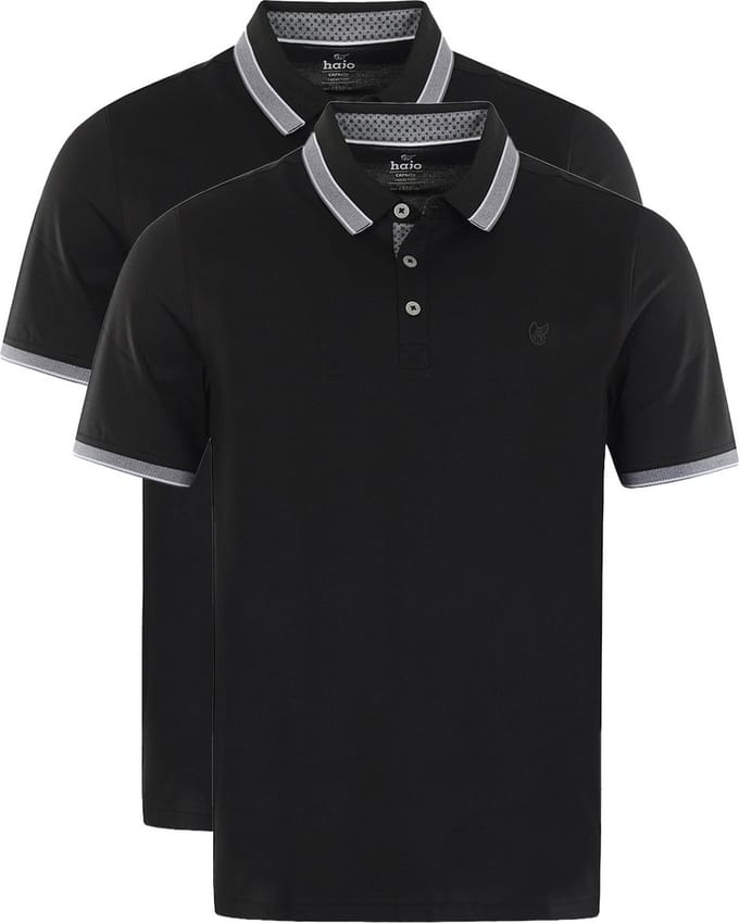Hajo Heren poloshirt 2 pack Pique