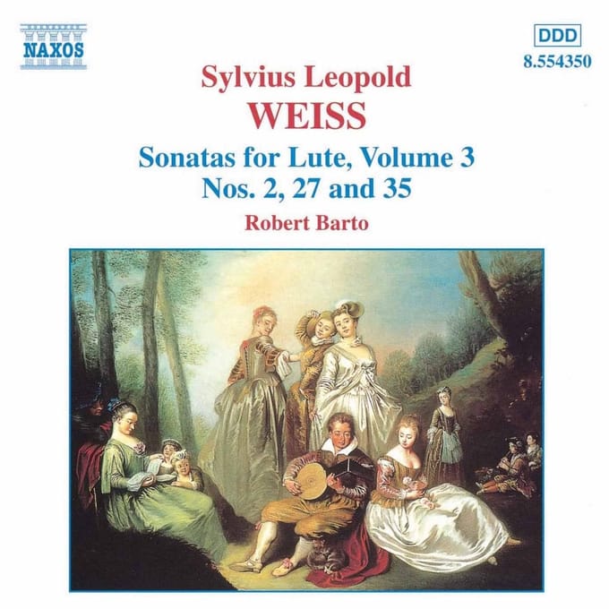 Roberto Barto - Weiss: Lute Sonatas 3 (CD)