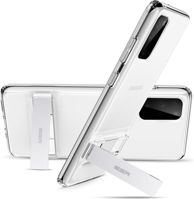 ESR Hoesje Kickstand Back Cover Transparant Geschikt voor Samsung Galaxy S20