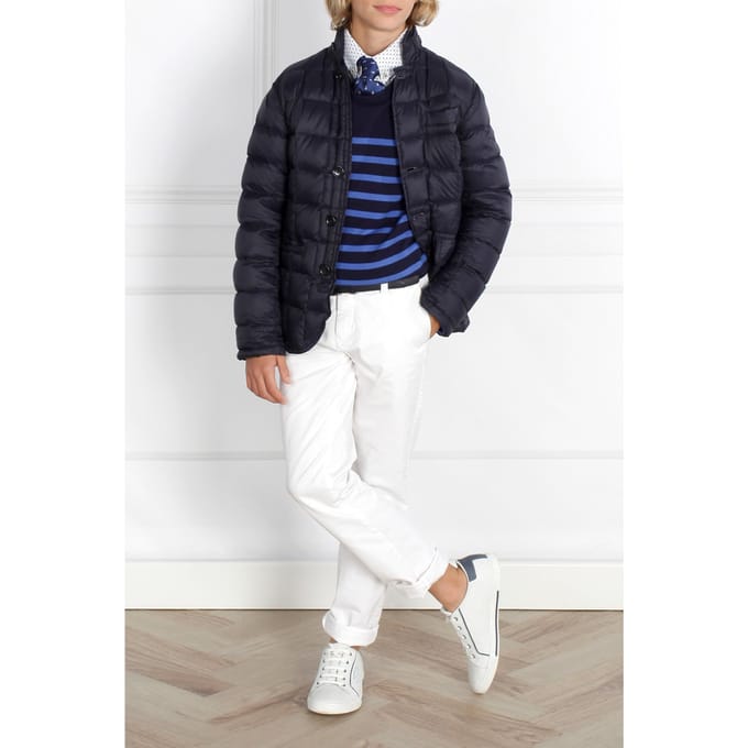 River Woods Nylon Communion Quilted Blazer Blue Größe: 06 | Jacken Outlet | kids | Blau
