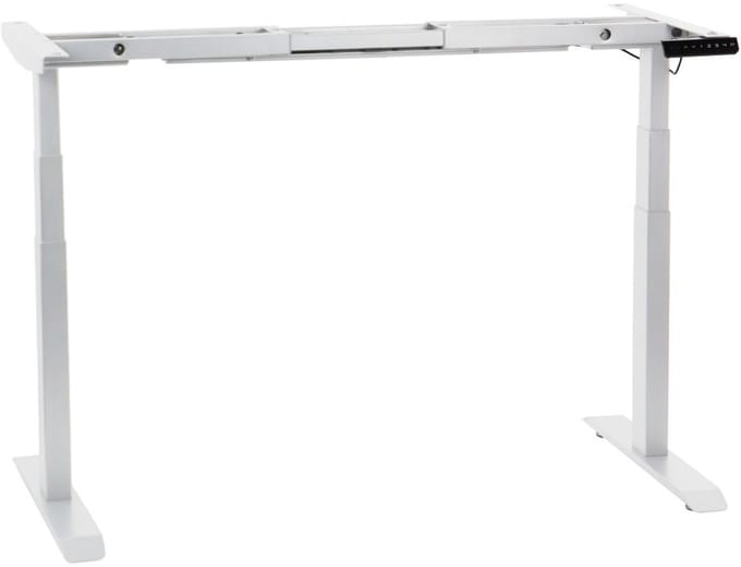 Stema Serie - Elektrisch Verstelbaar Bureau Onderstel - Wit - 3-Segment Noga - 61,5-126,5 cm