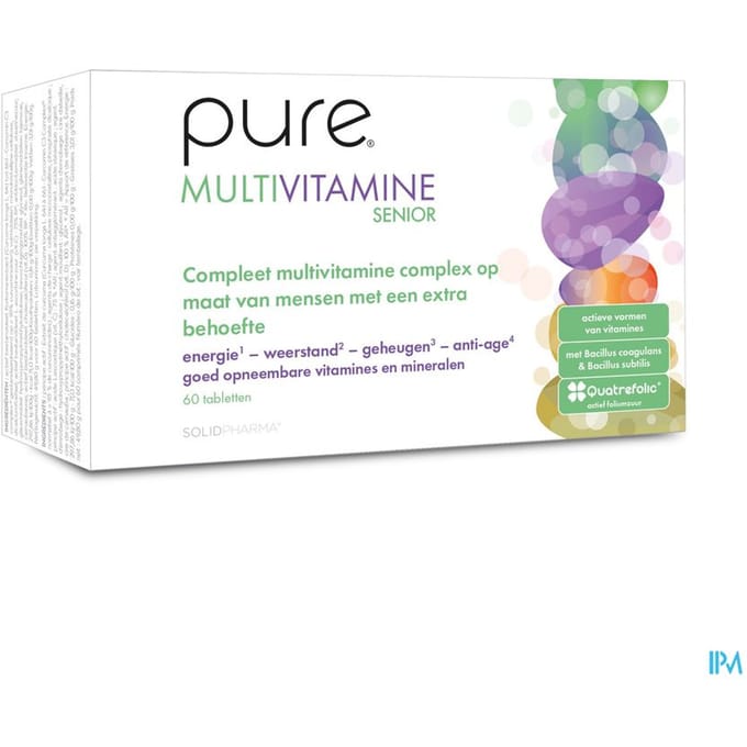 Pure Multivitamine Senior Tabl 60