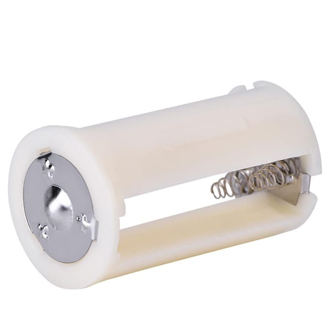5 Pcs 3 x AA To 1 D Size Parallel Battery Holder Conversion Adapter Switcher Converter Case white