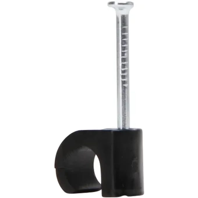 Spijkerclip 4-7mm Zwart 100 Stuks