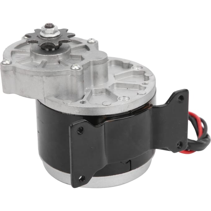 12V 250W DC Elektrische Motor Snelheidsregelaar Tandwieltandwiel Popcornmachine Conversiekit gray