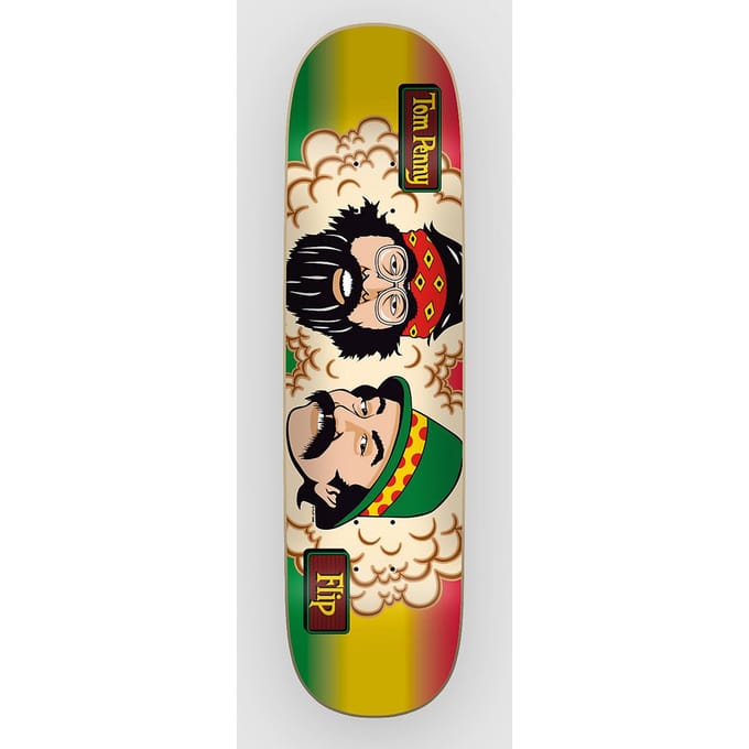 Flip Rasta Stripe Penny 8.25"x31.71" Skateboard Deck patroon
