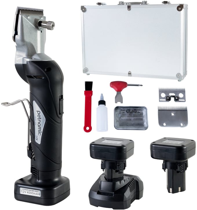 Paardentondeuse - draagloos - zwart - heavy duty