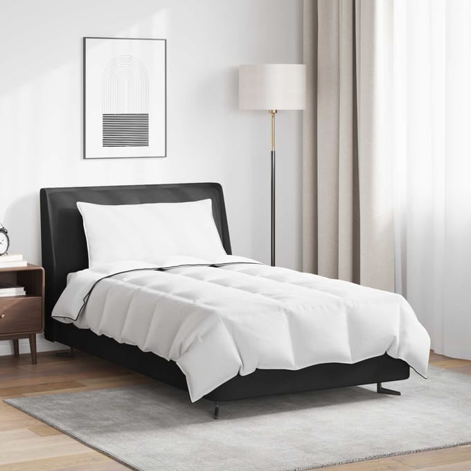 vidaXL - Winter - Duvet - met - kussen - 2 - st - Wit - Donsveer