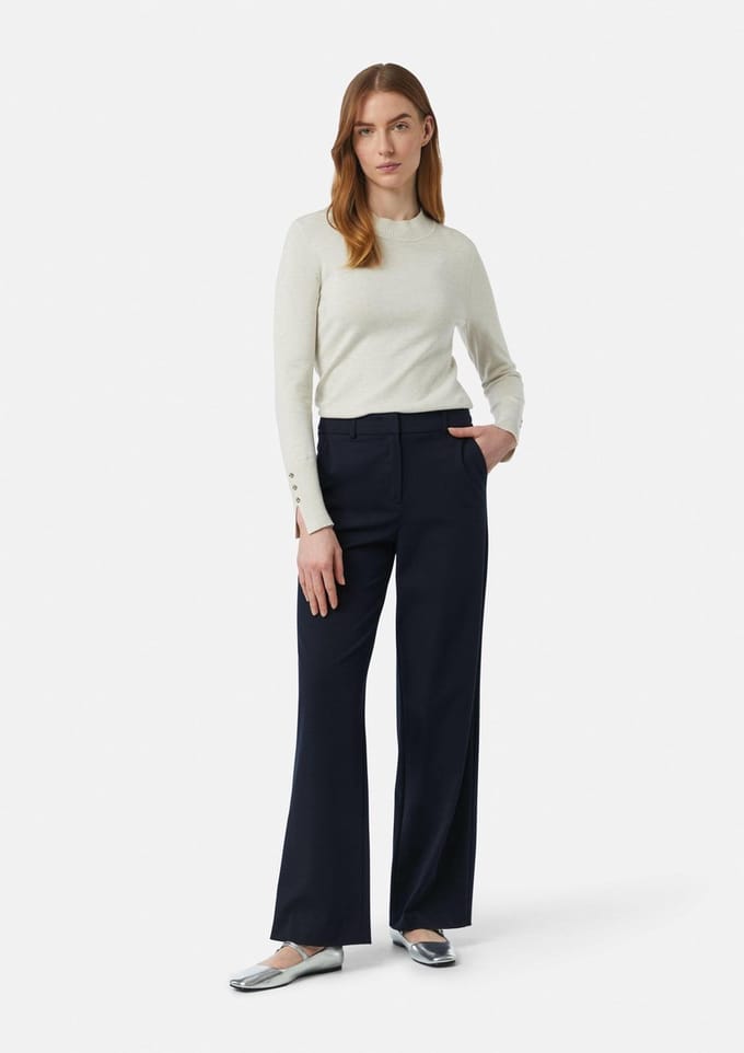 Viskose stretch broek dames COMMA Marlene