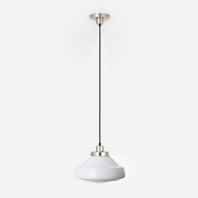 Hanglamp aan snoer Phililite 20's Matnikkel - Art Deco Trade