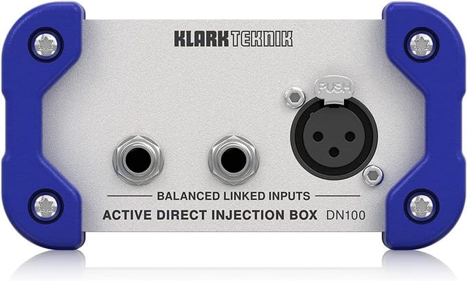 Actieve DI-box met hoog dynamisch bereik en +48V fantoomvoeding