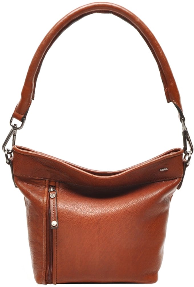 Berba Lucca Medium Schoudertas Dames - Leer - Cognac